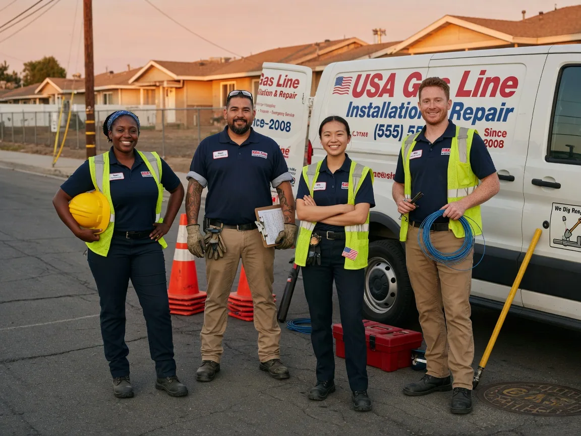 Gas Line Installation company in Lidderdale, IA